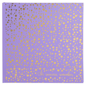 Alb livre 30p blanc 25x25cm Plum' Violet