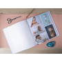 Album livre 60p blanc 29x32cm Sweet bleu