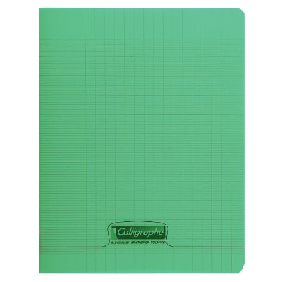 8000 POLYPRO, Cahier piqué Teintes assorties 24x32cm 48p séyès 90g