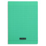 8000 POLYPRO, Cahier piqué vert 21x29,7cm 48p séyès 90g
