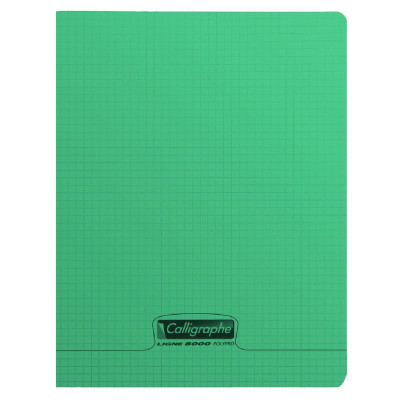 8000 POLYPRO, Cahier piqué Teintes assorties 17x22cm 96p Q.5x5 90g