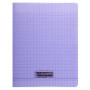 8000 POLYPRO, Cahier piqué violet 17x22cm 48p séyès 90g