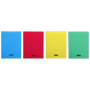 8000 POLYPRO, Cahier piqué Teintes assorties 24x32cm 96p séyès 90g