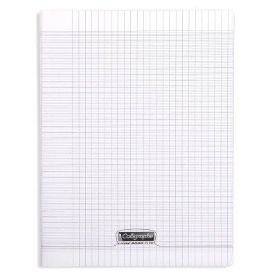 8000 POLYPRO, Cahier piqué incolore 21x29,7cm 96p séyès 90g