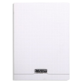 8000 POLYPRO, Cahier piqué incolore 21x29,7cm 96p Q.5x5 90g