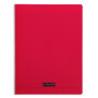 8000 POLYPRO, Cahier piqué rouge 24x32cm 48p séyès 90g