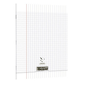 8000 POLYPRO, POESIE & CHANT Cahier piqué incolore A4 96p R°séyèsV°uni 90g