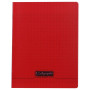 8000 POLYPRO, Cahier piqué rouge 17x22cm 140p séyès 90g