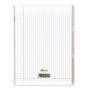 8000 POLYPRO, 3 INDEX Cahier piqué incolore 24x32cm 96p séyès 90g