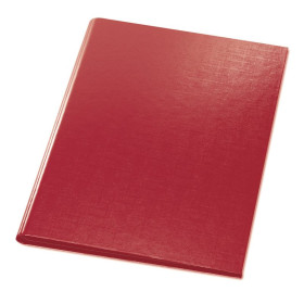 Porte-bloc à rabat papier enduit A4rouge