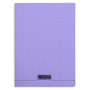 8000 POLYPRO, Cahier piqué violet 21x29,7cm 96p Q.5x5 90g