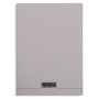 8000 POLYPRO, Cahier piqué gris 21x29,7cm 96p Q.5x5 90g