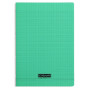 8000 POLYPRO, Cahier piqué  vert 21x29,7cm 140p séyès 90g