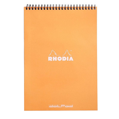 Bloc RI Rhodia Classic ORANGE 21x29,7cm 80f dot microperf. 80g