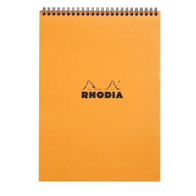 Bloc RI Rhodia Classic ORANGE 21x29,7cm 80f ligné microperf. 80g