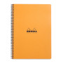 Notebook Rhodia Classic RI ORANGE 22,5x29,7cm 160p Q.5X5+C détachables 80g