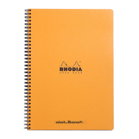 Notebook Rhodia Classic RI ORANGE 22,5x29,7cm 160p dot détach. microperf. 80g