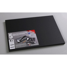Lot 5F Cart.mousse 3mm A3 Noir