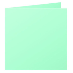 Paquet de 25 cartes pliée  Pollen 160x160 vert jade