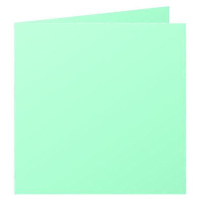Paquet de 25 cartes pliée  Pollen 160x160 vert jade