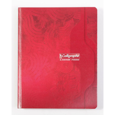 7000, Cahier brochure rembordée souple 17x22 192p Q.5x5 70g