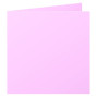 Paquet de 25 cartes pliée Pollen 160x160 rose dragée