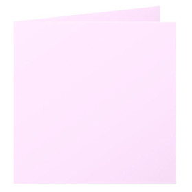Paquet de 25 cartes pliée Pollen 160x160 rose