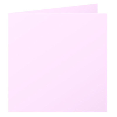 Paquet de 25 cartes pliée Pollen 160x160 rose