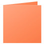 Paquet de 25 cartes pliée Pollen 160x160 clémentine