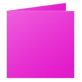 Paquet de 25 cartes pliée Pollen 135x135 framboise 210g