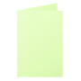 Paquet de 25 cartes pliée Pollen 110x155 vert bourgeon