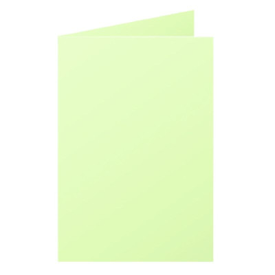 Paquet de 25 cartes pliée Pollen 110x155 vert bourgeon