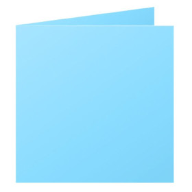 Paquet de 25 cartes pliée  Pollen 135x135 bleu lavande