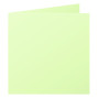 Paquet de 25 cartes pliée  Pollen 135x135 vert bourgeon