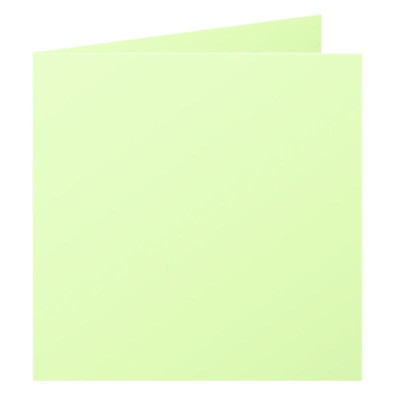 Paquet de 25 cartes pliée  Pollen 135x135 vert bourgeon