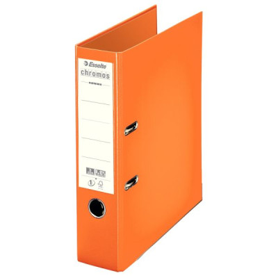 Classeur a levier A4 PP 80mm CHROMOS PLUS Esselte, Orange