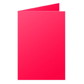 Paquet de 25 cartes pliée Pollen 110x155 rouge groseille