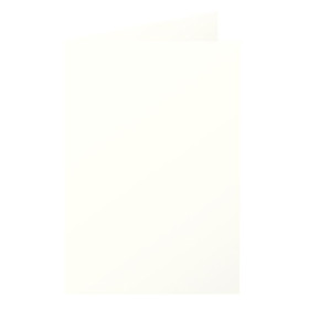 Paquet de 25 cartes pliée Pollen 110x155 ivoire