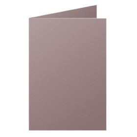 Paquet de 25 cartes pliée Pollen 110x155 marron taupé