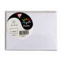 Sachet de 5 cartes Pollen 70x95 blanc