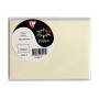 Sachet de 5 cartes Pollen 70x95 ivoire