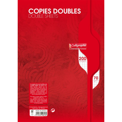 7000, Copies doubles non perf. s/film 21x29,7 200p Q.5x5 70g