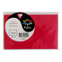 Sachet de 5 cartes Pollen 82x128 groseille