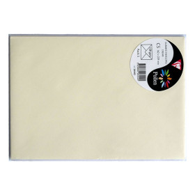 Sachet de 5 enveloppes Pollen 162x22 ivoire