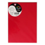 Sachet de 5 cartes Pollen 148x210 groseille