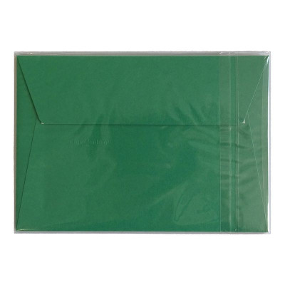 Sachet de 5 enveloppes Pollen 114x162 vert sapin