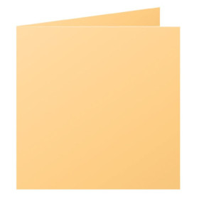 Paquet de 25 cartes pliée Pollen 135x135 caramel
