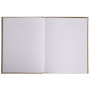 REG NATURE 220x170 192P LIGNÉ MARRON FSC