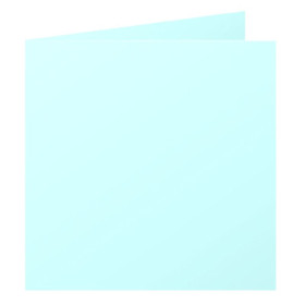 Paquet de 25 cartes pliée Pollen 135x135 bleu