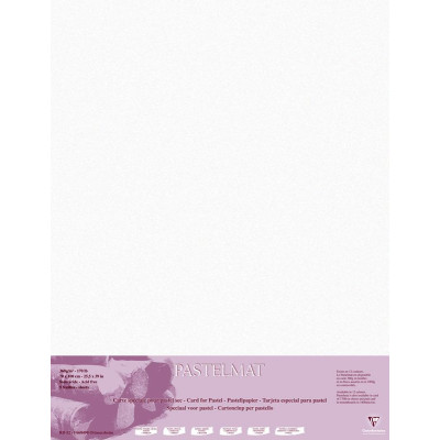Paquet Pastelmat 70x100 5F 360g Blanc